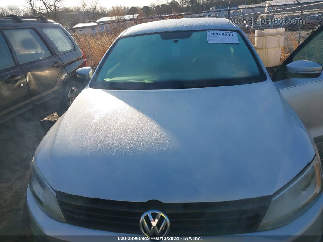 2012 Volkswagen Jetta 2.0l Tdi Silver vin: 3VWLL7AJ0CM331339