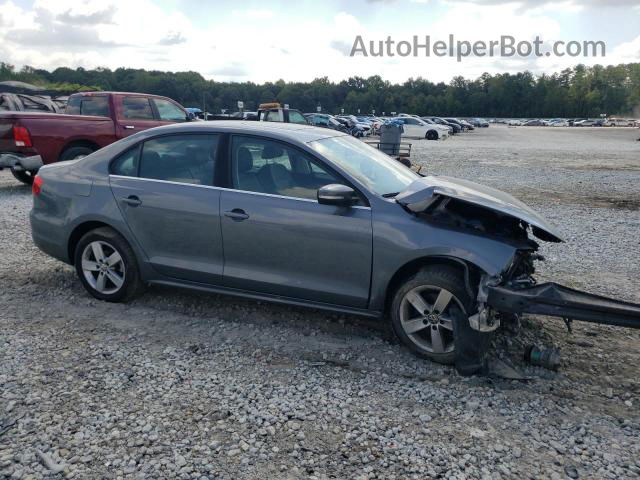 2012 Volkswagen Jetta Tdi Gray vin: 3VWLL7AJ0CM405178