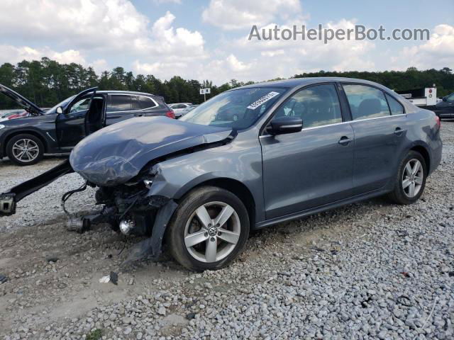 2012 Volkswagen Jetta Tdi Gray vin: 3VWLL7AJ0CM405178