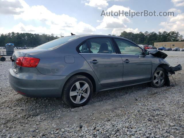 2012 Volkswagen Jetta Tdi Gray vin: 3VWLL7AJ0CM405178