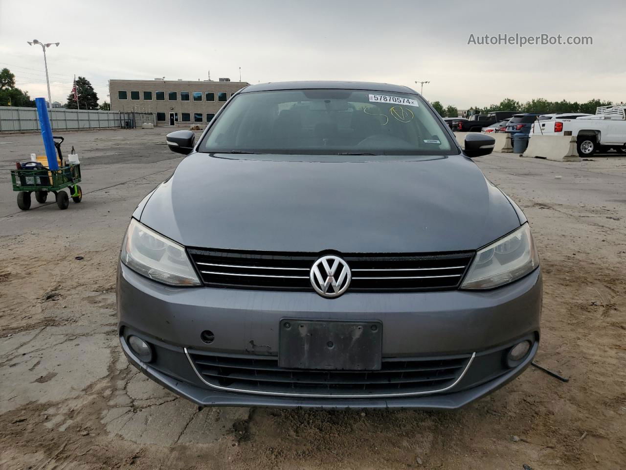 2013 Volkswagen Jetta Tdi Gray vin: 3VWLL7AJ0DM372524