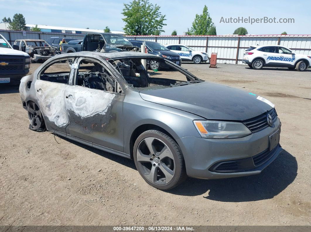 2013 Volkswagen Jetta 2.0l Tdi Gray vin: 3VWLL7AJ0DM410785