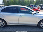 2014 Volkswagen Jetta 2.0l Tdi Silver vin: 3VWLL7AJ0EM427801