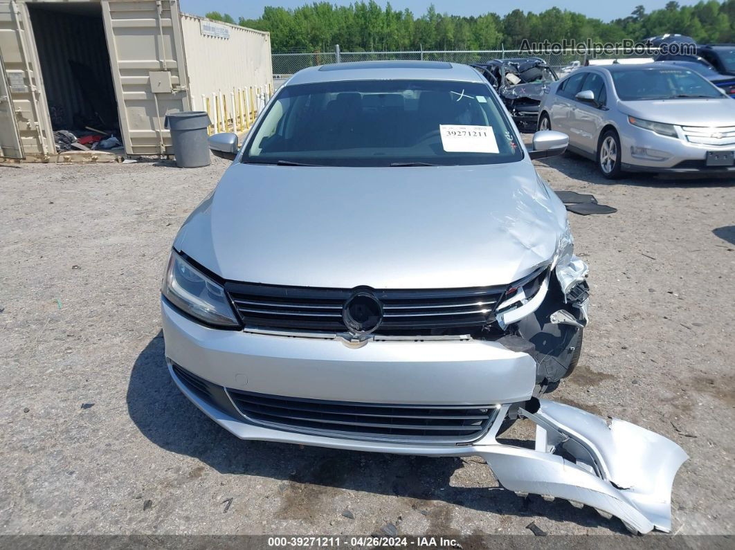 2014 Volkswagen Jetta 2.0l Tdi Silver vin: 3VWLL7AJ0EM427801