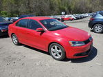 2012 Volkswagen Jetta Tdi Red vin: 3VWLL7AJ1CM323931