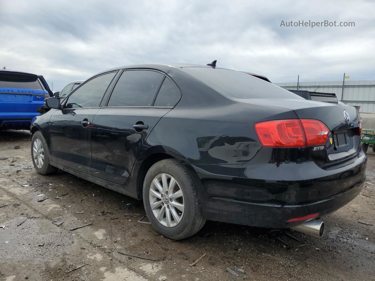 2012 Volkswagen Jetta Tdi Black vin: 3VWLL7AJ1CM363426