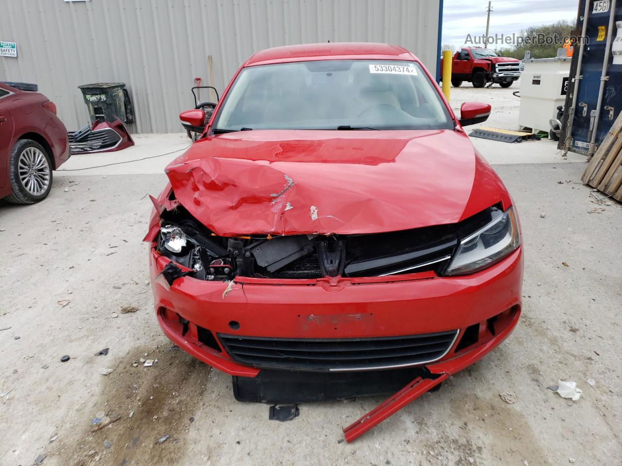 2013 Volkswagen Jetta Tdi Red vin: 3VWLL7AJ1DM228836