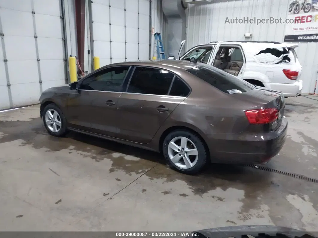 2013 Volkswagen Jetta 2.0l Tdi Brown vin: 3VWLL7AJ1DM291919