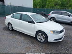 2014 Volkswagen Jetta 2.0l Tdi/2.0l Tdi Value Edition Белый vin: 3VWLL7AJ1EM323866