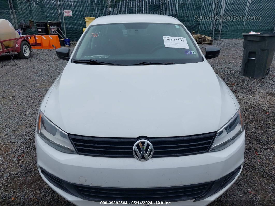 2014 Volkswagen Jetta 2.0l Tdi/2.0l Tdi Value Edition Белый vin: 3VWLL7AJ1EM323866