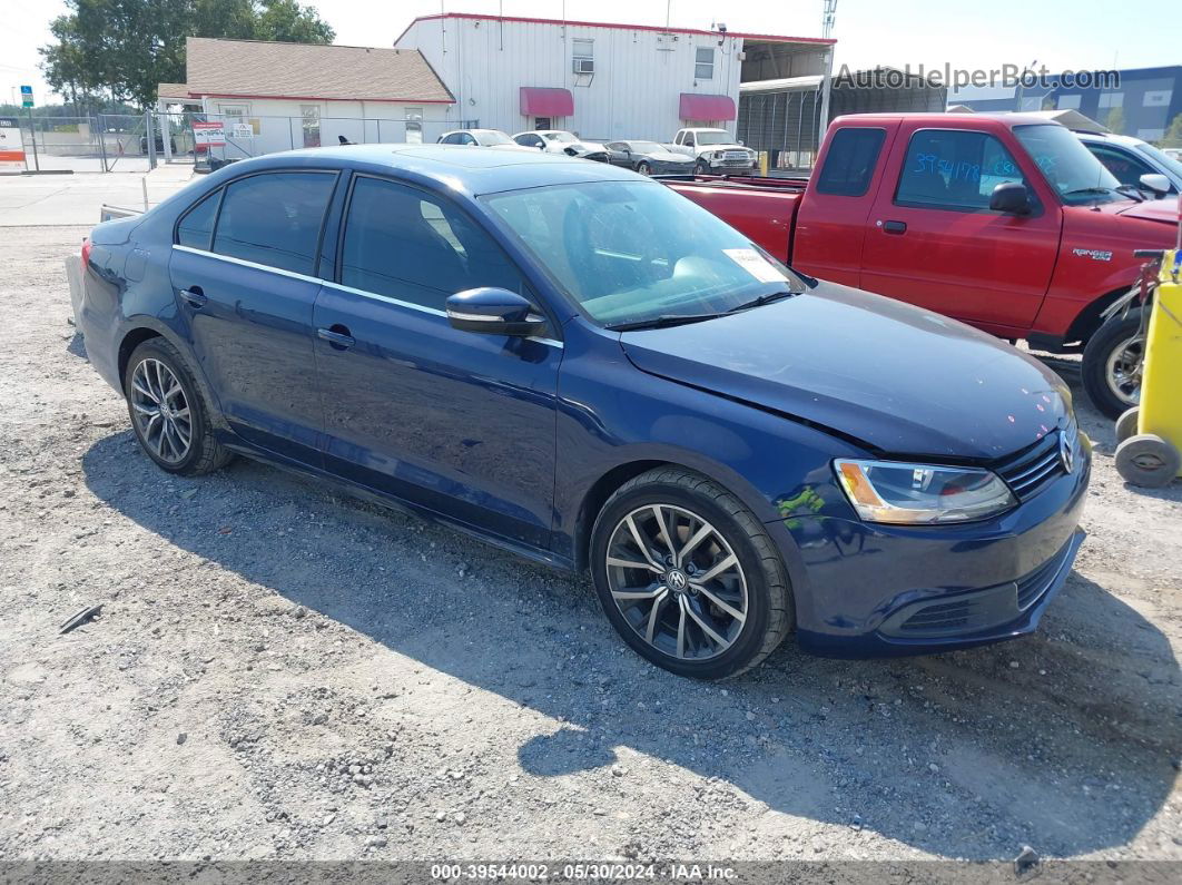 2014 Volkswagen Jetta 2.0l Tdi Blue vin: 3VWLL7AJ1EM394257