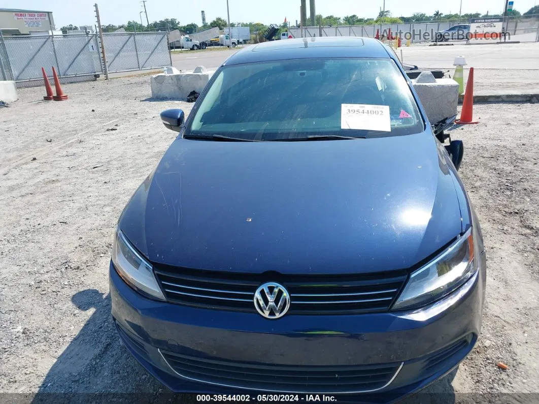 2014 Volkswagen Jetta 2.0l Tdi Blue vin: 3VWLL7AJ1EM394257