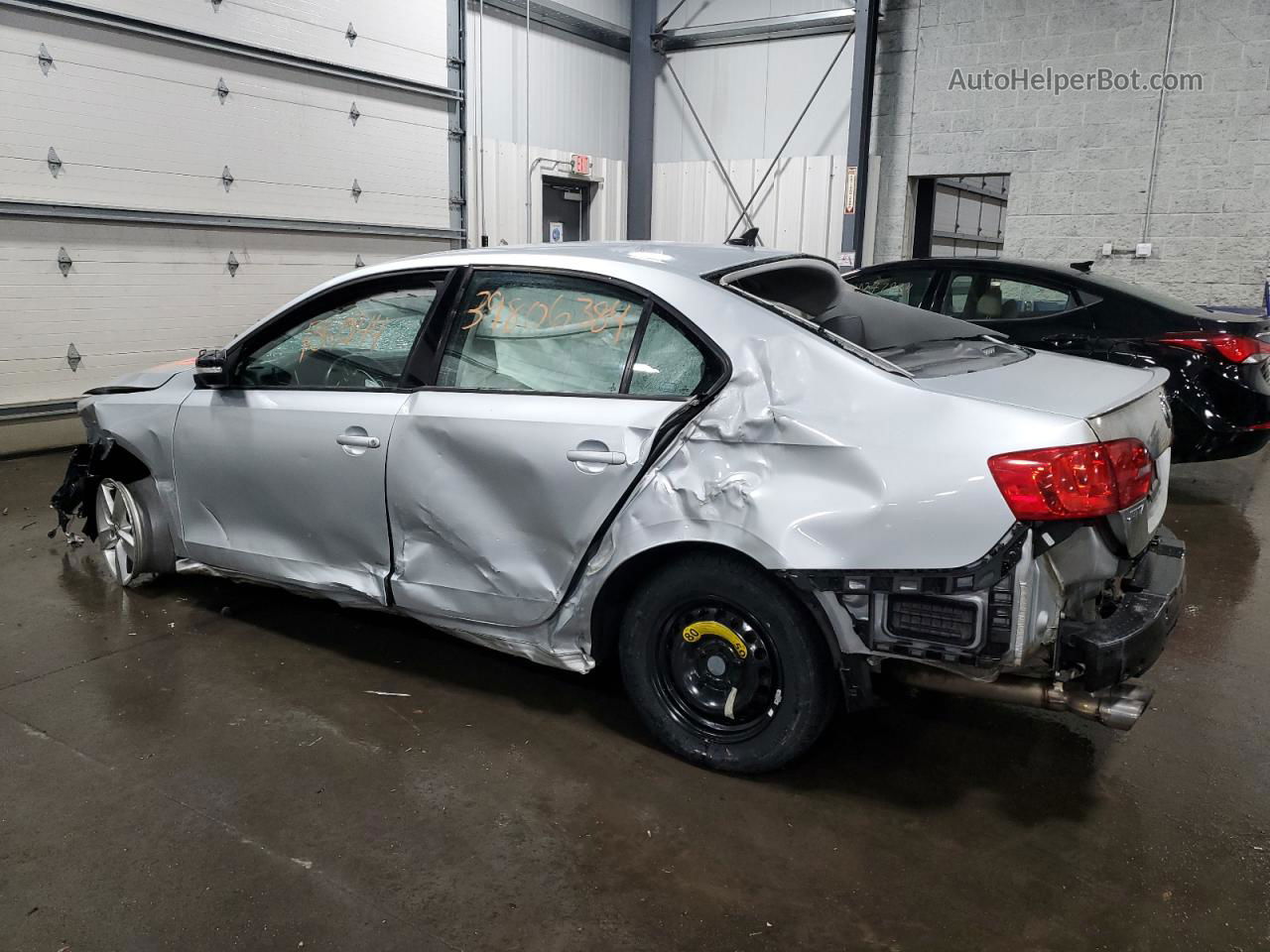 2011 Volkswagen Jetta Tdi Silver vin: 3VWLL7AJ2BM063571