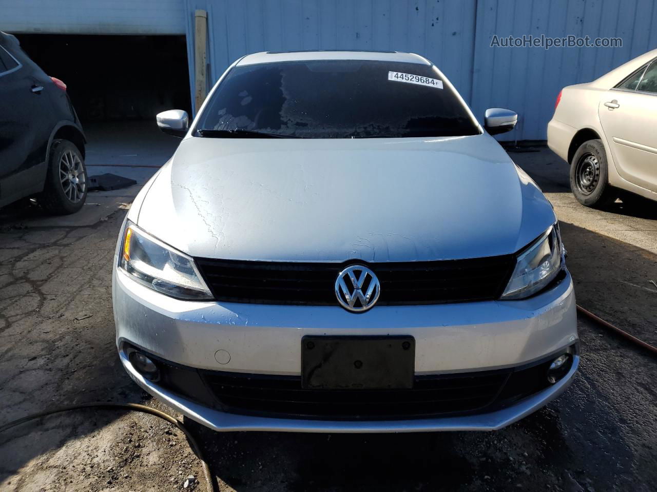 2012 Volkswagen Jetta Tdi Silver vin: 3VWLL7AJ2CM380901