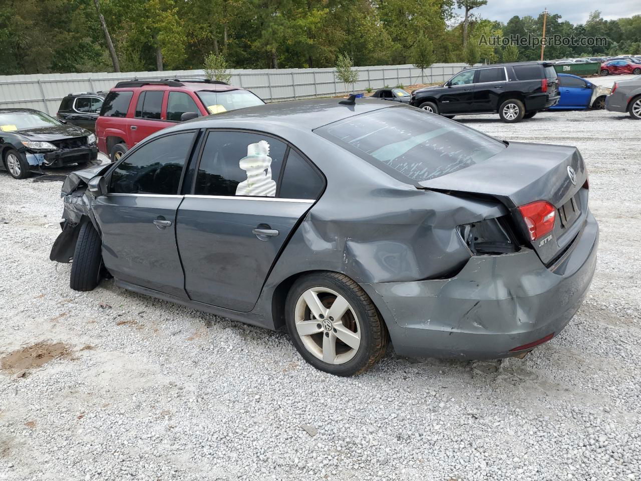 2013 Volkswagen Jetta Tdi Gray vin: 3VWLL7AJ2DM245029