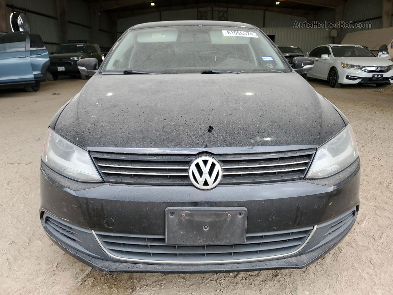 2013 Volkswagen Jetta Tdi Black vin: 3VWLL7AJ2DM386893