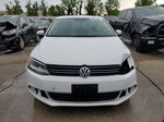 2014 Volkswagen Jetta Tdi White vin: 3VWLL7AJ2EM410482