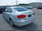 2012 Volkswagen Jetta 2.0l Tdi Silver vin: 3VWLL7AJ3CM320030