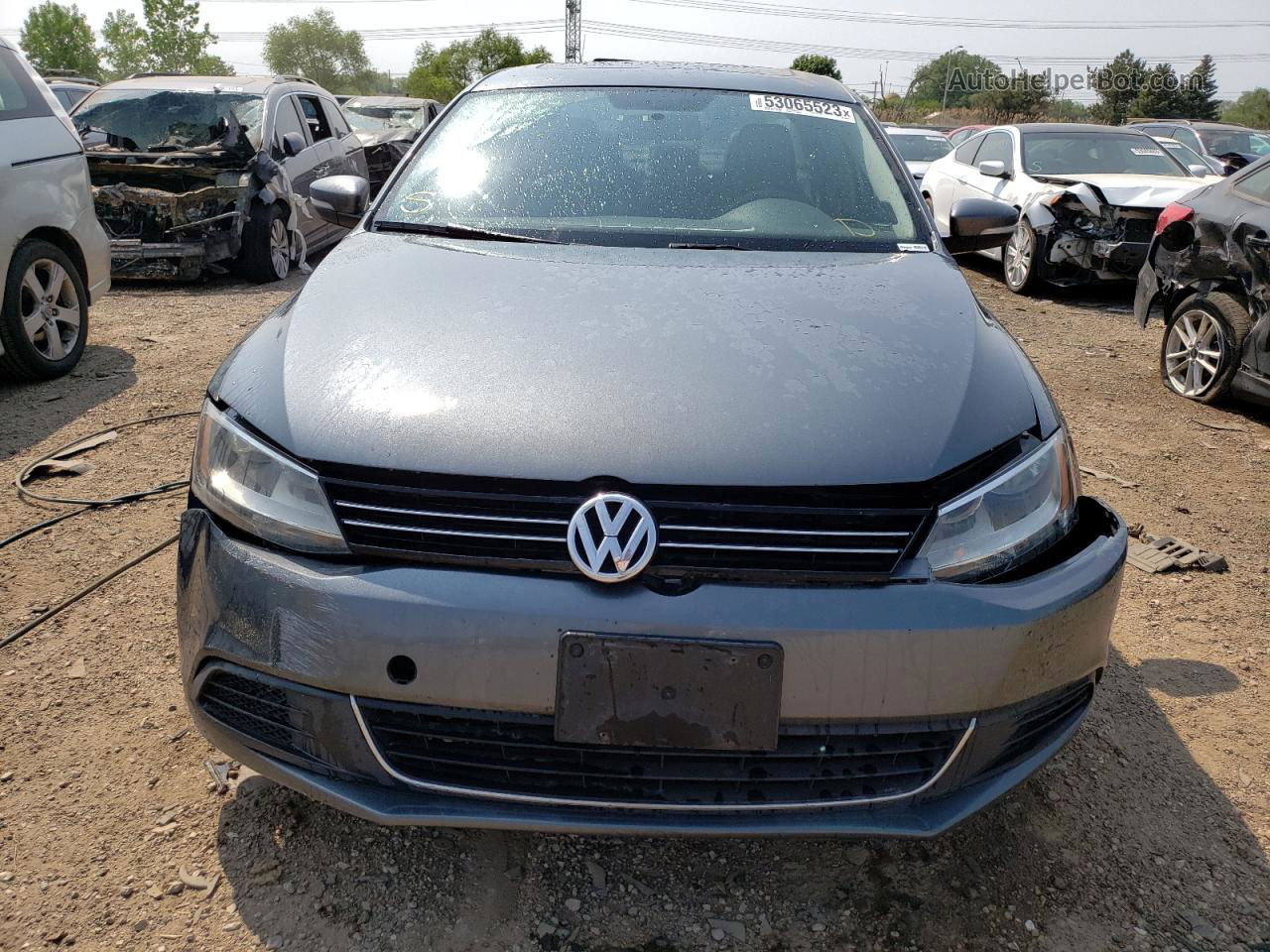 2013 Volkswagen Jetta Tdi Gray vin: 3VWLL7AJ3DM204330