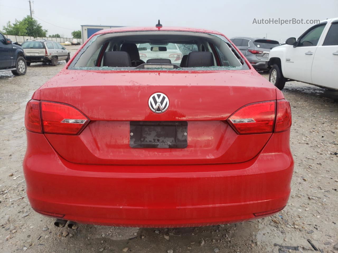 2013 Volkswagen Jetta Tdi Red vin: 3VWLL7AJ3DM430075