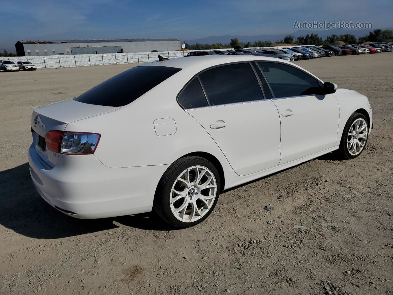 2014 Volkswagen Jetta Tdi White vin: 3VWLL7AJ3EM390730