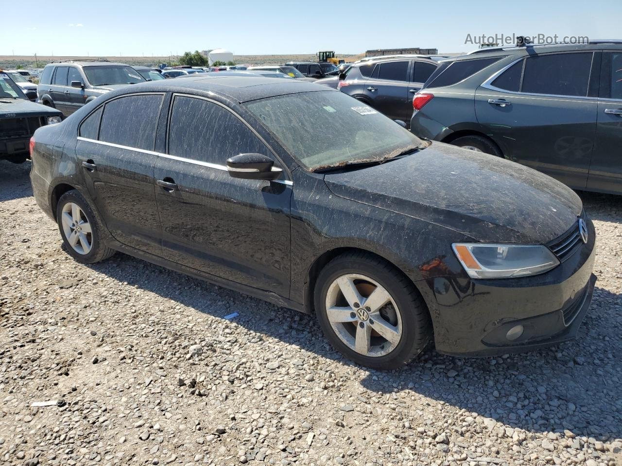 2011 Volkswagen Jetta Tdi Black vin: 3VWLL7AJ4BM067573