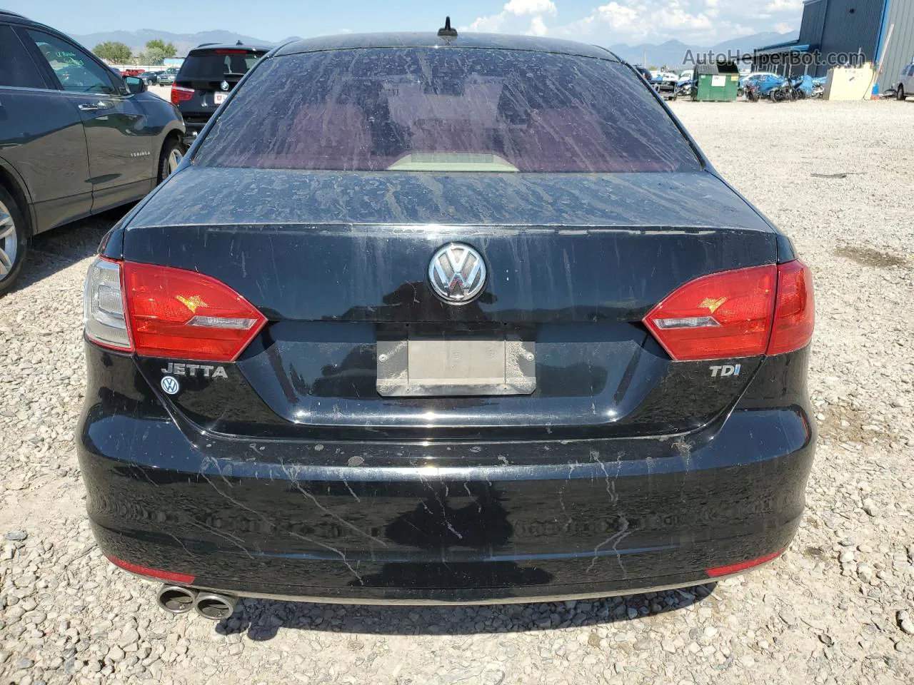 2011 Volkswagen Jetta Tdi Black vin: 3VWLL7AJ4BM067573