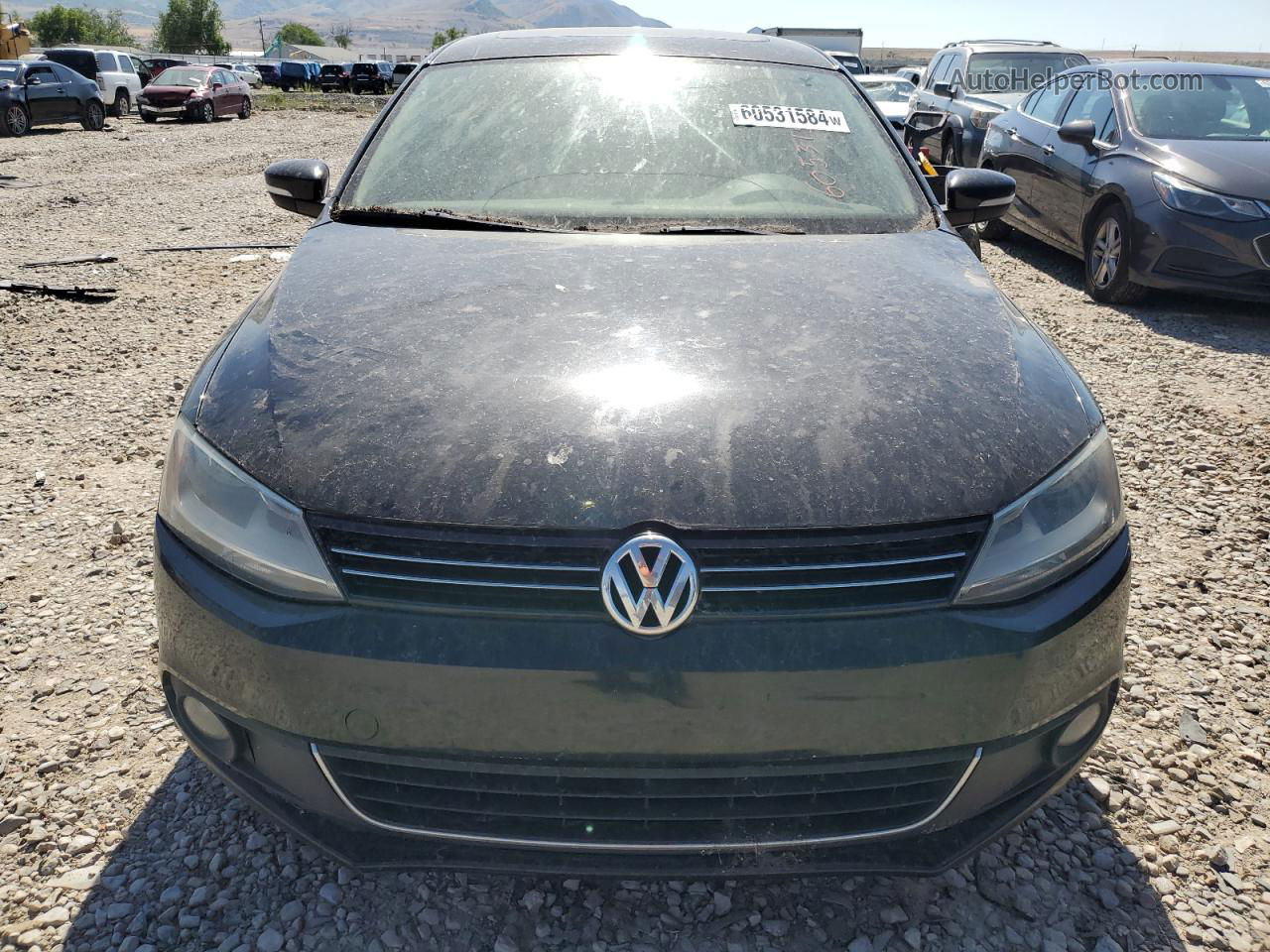 2011 Volkswagen Jetta Tdi Black vin: 3VWLL7AJ4BM067573