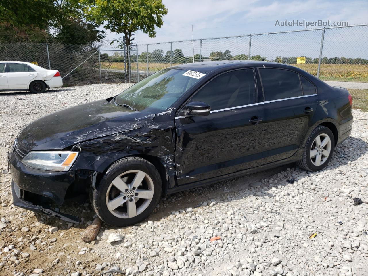 2011 Volkswagen Jetta Tdi Black vin: 3VWLL7AJ4BM069257