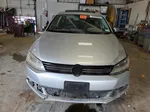 2012 Volkswagen Jetta Tdi Silver vin: 3VWLL7AJ4CM404986