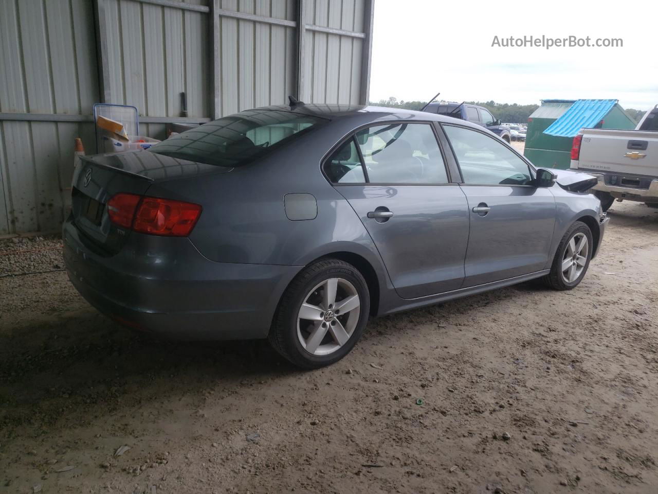 2012 Volkswagen Jetta Tdi Серый vin: 3VWLL7AJ4CM423831