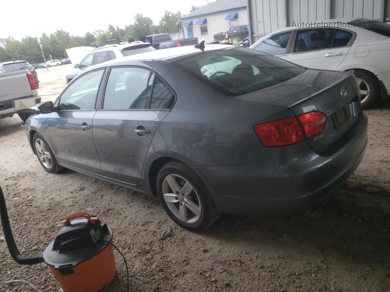 2012 Volkswagen Jetta Tdi Gray vin: 3VWLL7AJ4CM423831