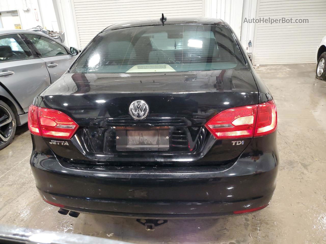 2012 Volkswagen Jetta Tdi Черный vin: 3VWLL7AJ4CM473712