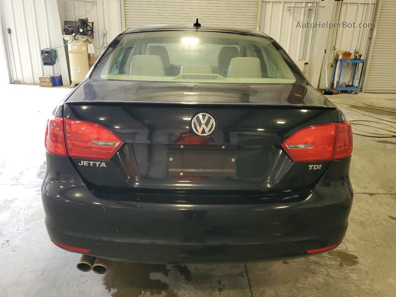 2011 Volkswagen Jetta Tdi Black vin: 3VWLL7AJ5BM071809