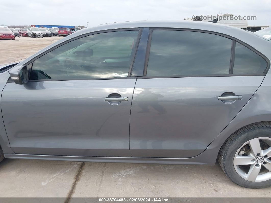 2012 Volkswagen Jetta 2.0l Tdi Gray vin: 3VWLL7AJ5CM386451