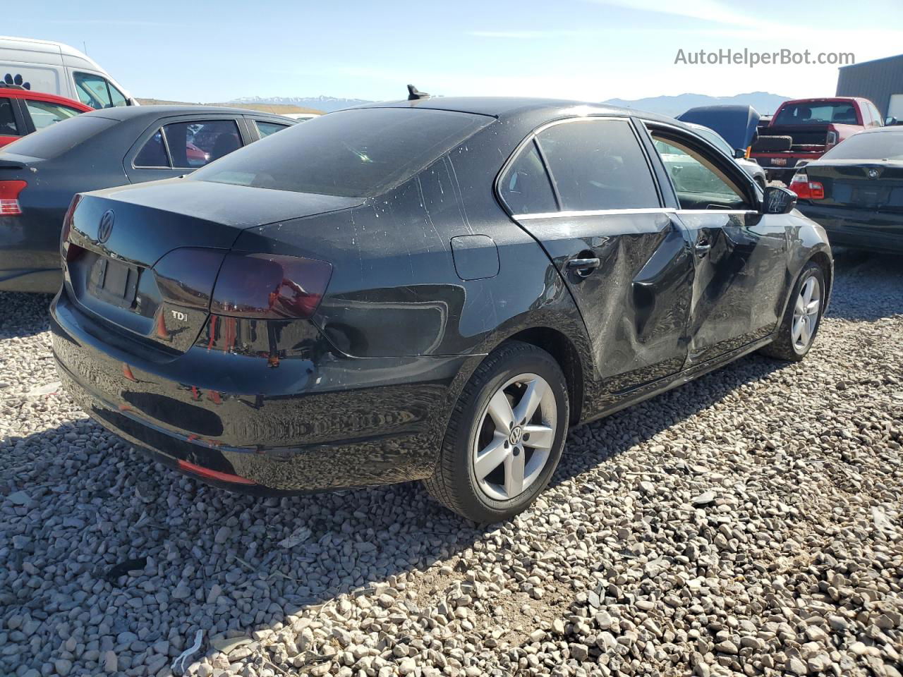 2013 Volkswagen Jetta Tdi Charcoal vin: 3VWLL7AJ5DM305420