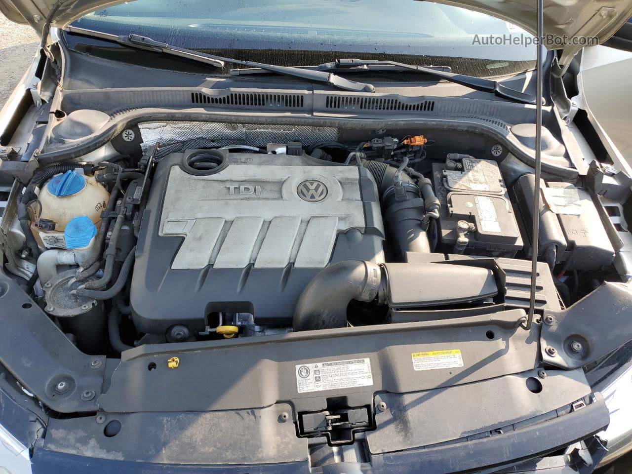 2014 Volkswagen Jetta Tdi Бежевый vin: 3VWLL7AJ5EM309288