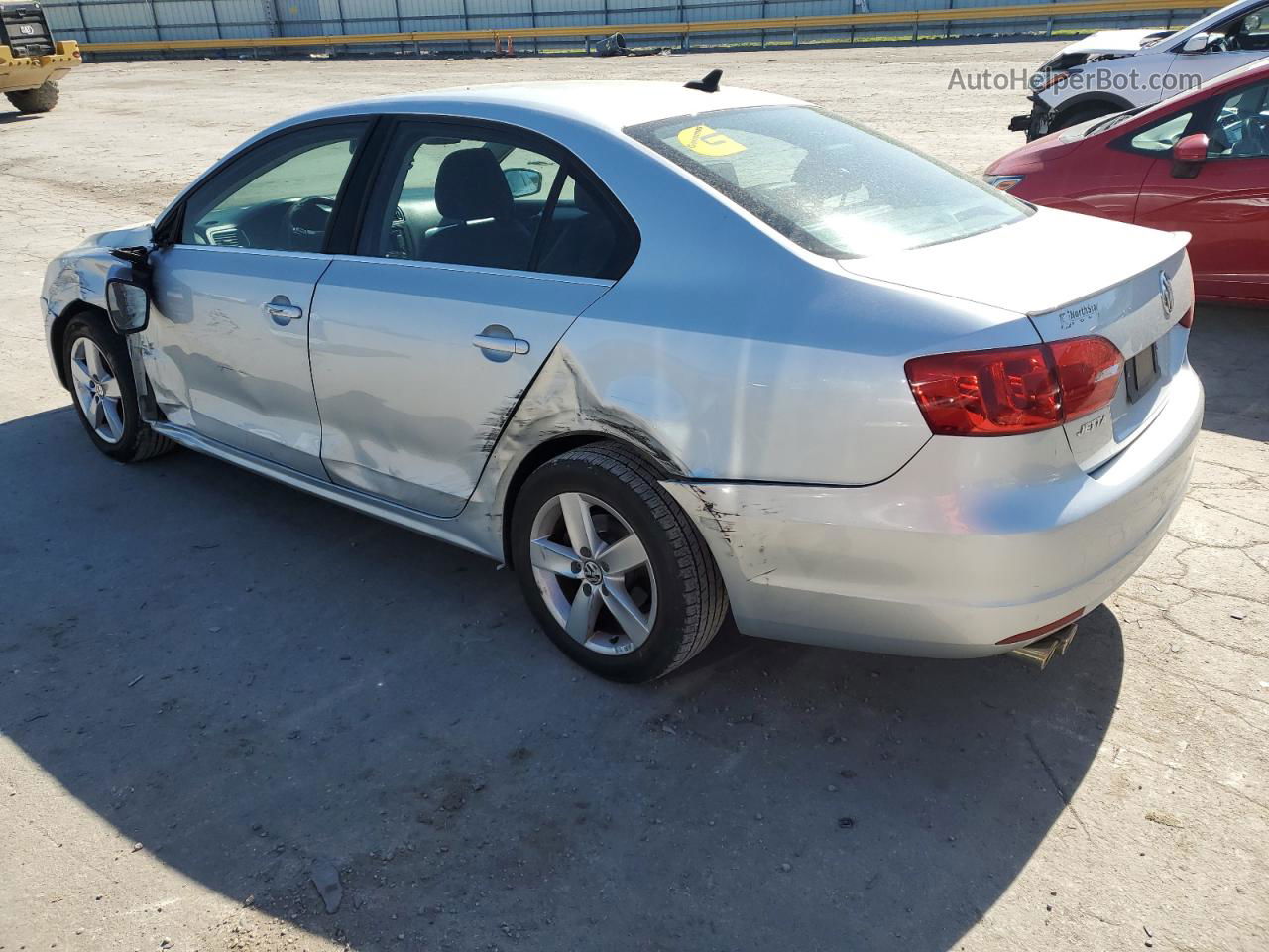 2011 Volkswagen Jetta Tdi Silver vin: 3VWLL7AJ6BM125652