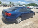 2012 Volkswagen Jetta Tdi Blue vin: 3VWLL7AJ6CM037735