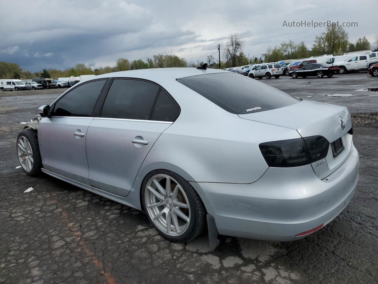 2012 Volkswagen Jetta Tdi Silver vin: 3VWLL7AJ6CM315971