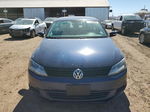 2012 Volkswagen Jetta Tdi Blue vin: 3VWLL7AJ6CM402575