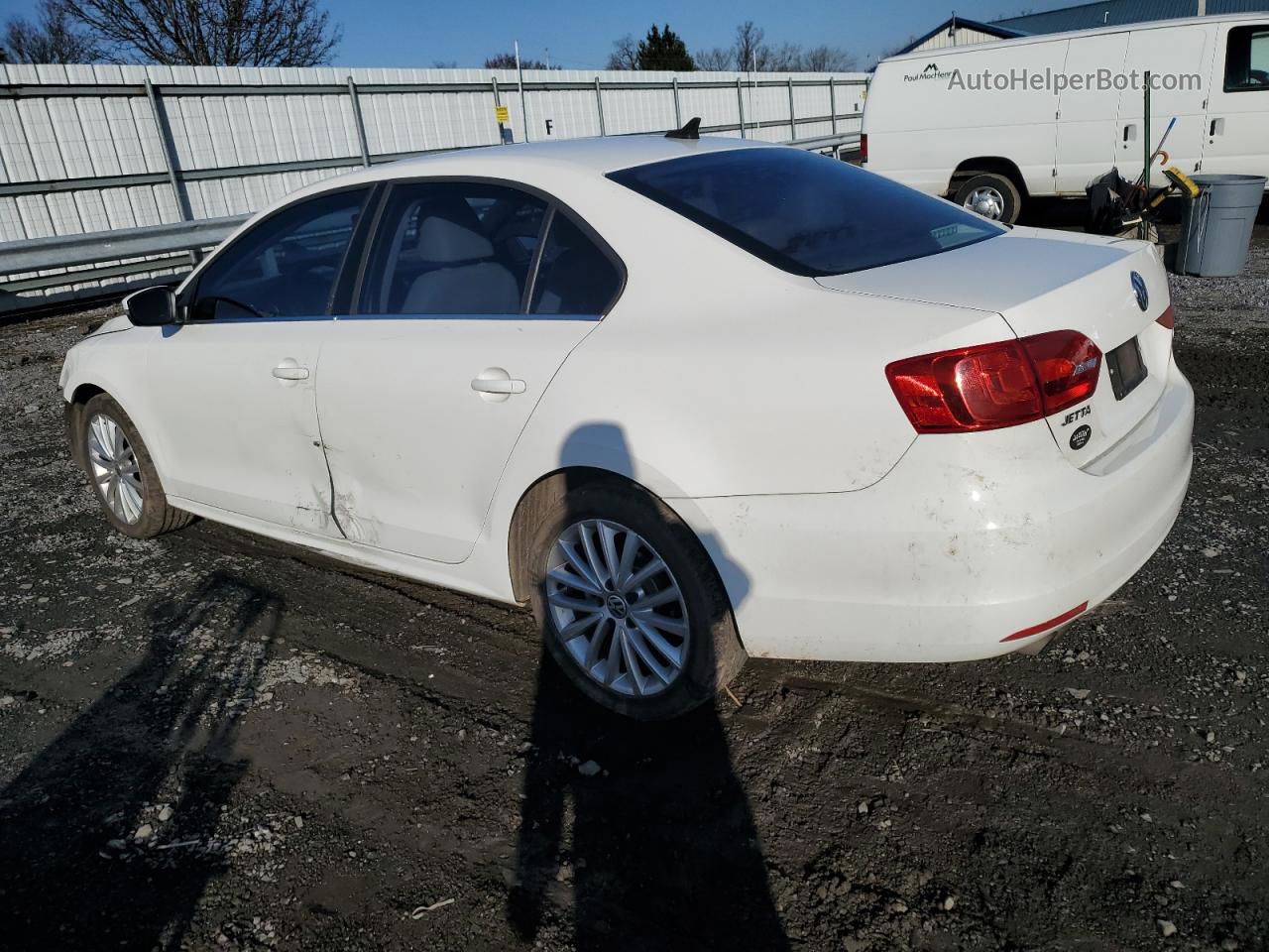 2013 Volkswagen Jetta Tdi White vin: 3VWLL7AJ6DM356523