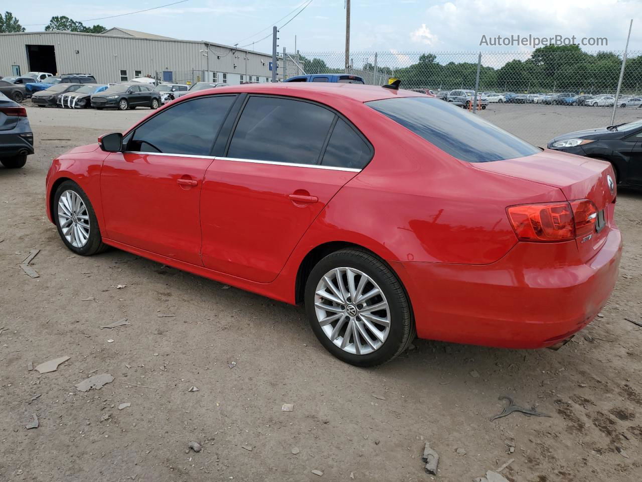 2013 Volkswagen Jetta Tdi Red vin: 3VWLL7AJ6DM392597