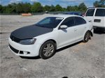 2014 Volkswagen Jetta Tdi White vin: 3VWLL7AJ6EM310451