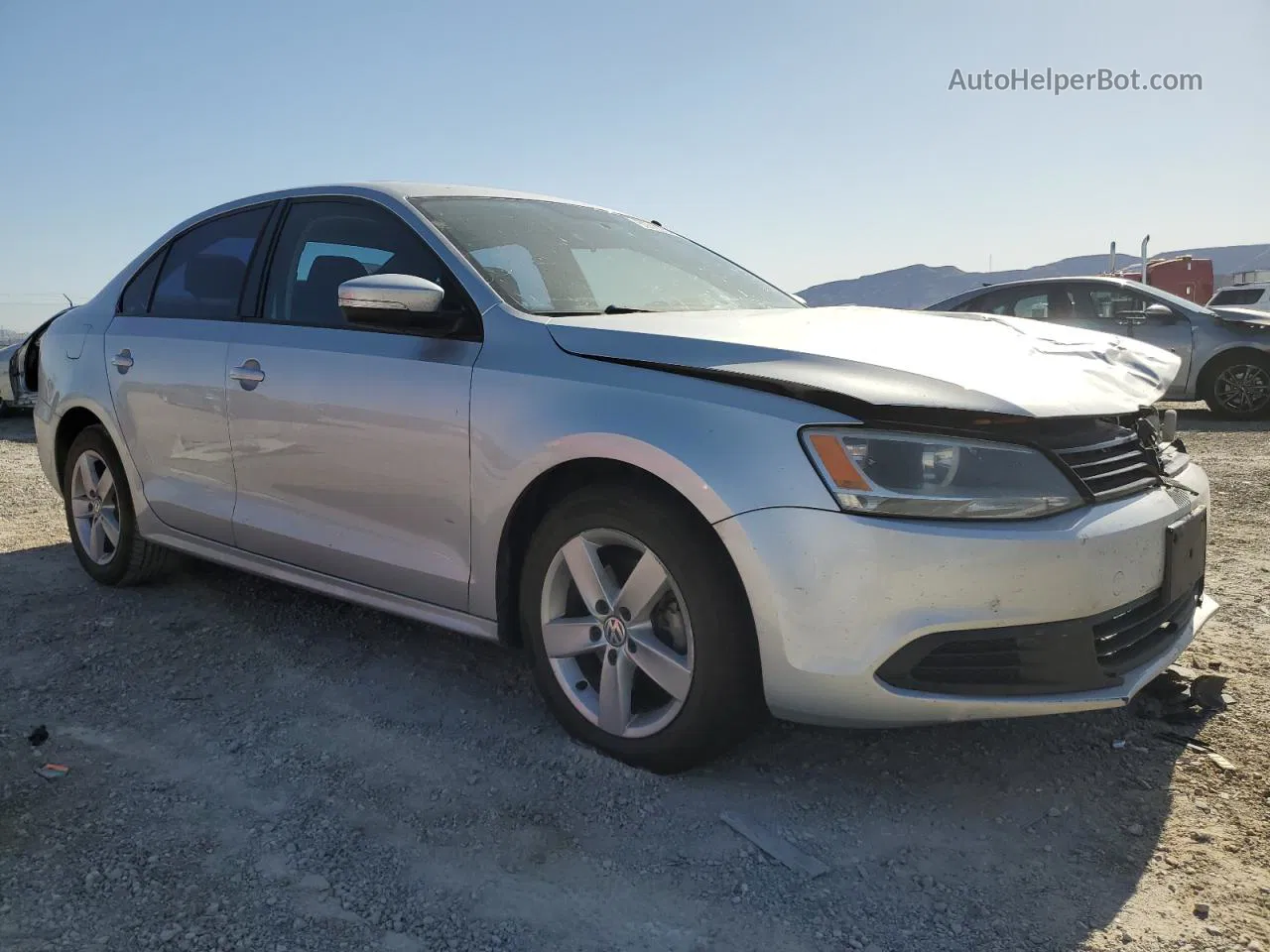 2011 Volkswagen Jetta Tdi Серебряный vin: 3VWLL7AJ7BM059421