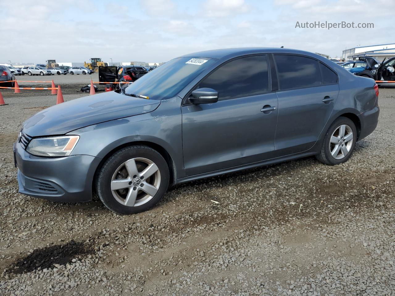 2011 Volkswagen Jetta Tdi Gray vin: 3VWLL7AJ7BM079720