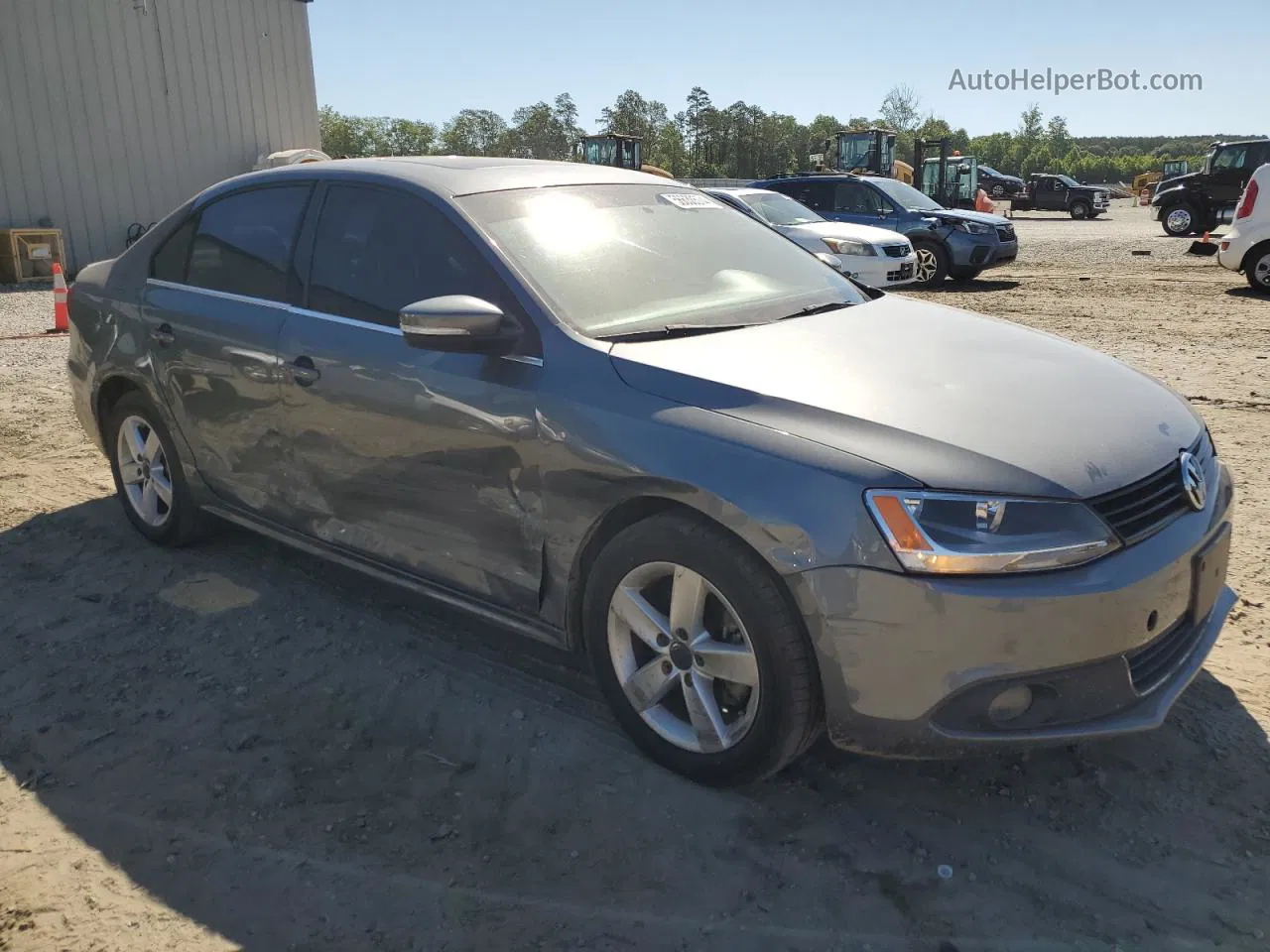 2011 Volkswagen Jetta Tdi Gray vin: 3VWLL7AJ7BM131878