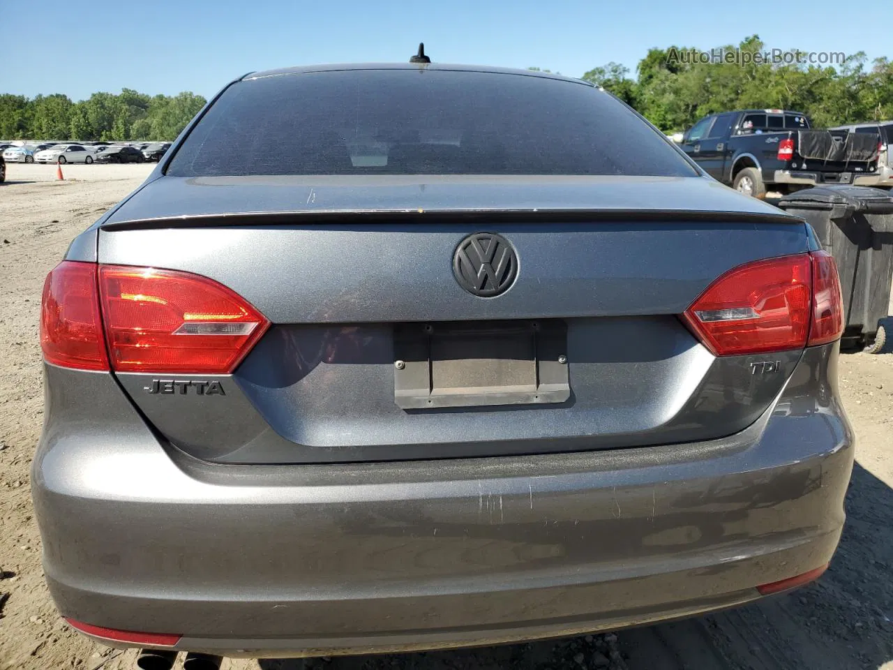 2011 Volkswagen Jetta Tdi Gray vin: 3VWLL7AJ7BM131878