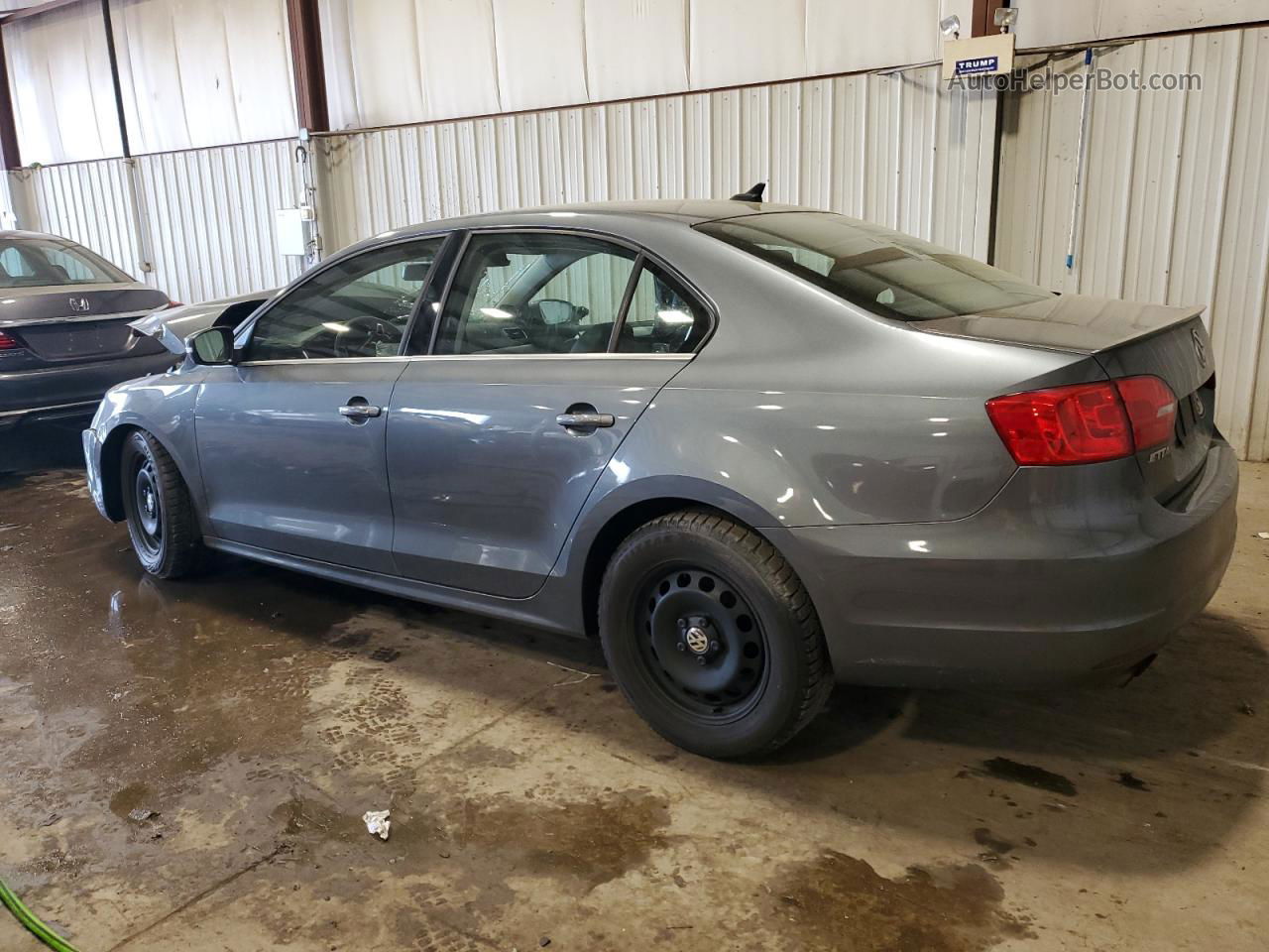 2012 Volkswagen Jetta Tdi Gray vin: 3VWLL7AJ7CM336456