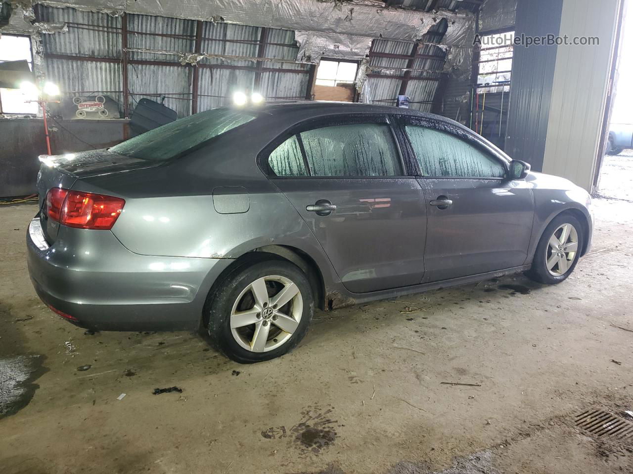 2012 Volkswagen Jetta Tdi Серый vin: 3VWLL7AJ7CM390971